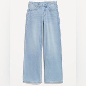 Old Navy Light Blue High-Rise Wide Leg Jeans